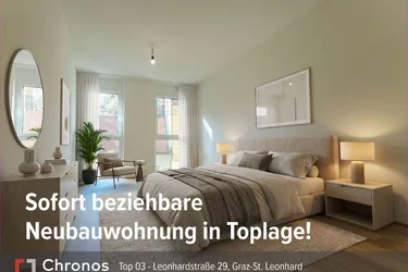 Anlegerwohnung im Univiertel! - St.Leonhard! Große 2-Zimmerwohnung mit Innenhofbalkon!