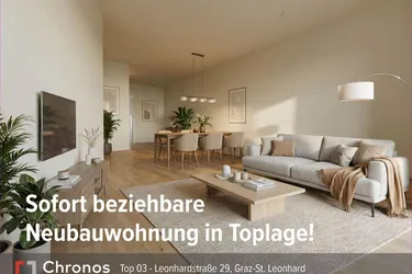 Sofort beziehbare Neubauwohnung in St.Leonhard! Direkt vom Bauträger!