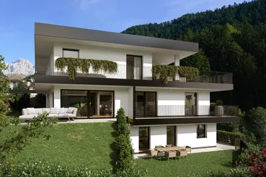 Moderne 2-Zimmerwohnung mit Terrasse und Garten in Welschnofen
