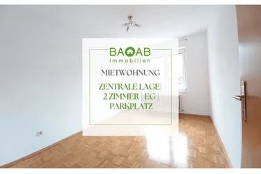 2 ZIMMERWOHNUNG | ZENTRALE LAGE | SEHR GUTE RAUMAUFTEILUNG | EG | PARKPLATZ