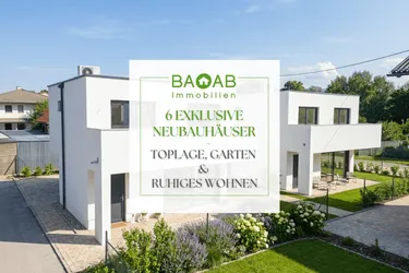 6 EXKLUSIVE NEUBAUHÄUSER | TOPLAGE, GARTEN &amp; RUHIGES WOHNEN