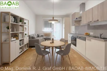 MODERNE 2-ZIMMER-EIGENTUMSWOHNUNG | ERSTBEZUG | WESTBALKON &amp; PARKMÖGLICHKEITEN
