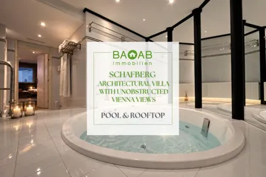 SCHAFBERG | Architectural Villa with Unobstructed Vienna Views, Pool &amp; Rooftop