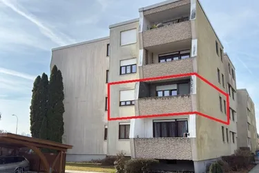 Eigentumswohnung mit Loggia im ersten Stock!