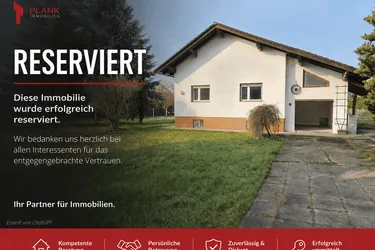 Bungalow in Graz Straßgang- Webling/Neuhart – Nähe BRG Klusemann &amp; LKH Graz II Standort Süd!