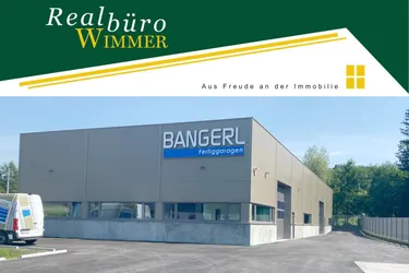 Neuwertige Halle - für Lager und/oder Produktion - beheizbar!