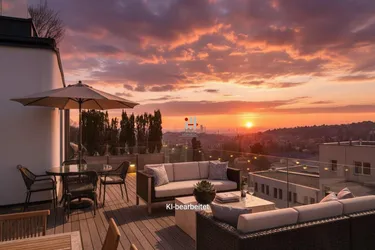 Luxus-Penthouse in 1190 Wien: Skyline mit 263m², 6 Zimmer, 4 Balkone, 3 Garagen, Erstbezug!