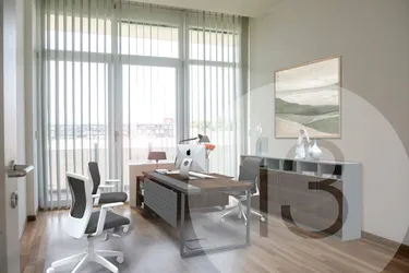 Dachgeschossbüro - große Sonnenterrasse - Panoramablick - Wals/Himmelreich