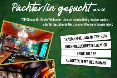 italienisches Restaurant mit Bar im wunderschönen Peuerbach (OÖ) sucht ab sofort oder ab 1. Jänner 2025 einen **neuen Pächter*in** (m/w/d)!
