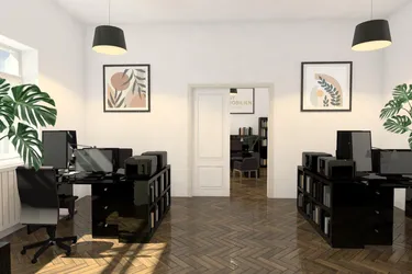 Provisionsfrei! Bürotisch in einem CoWorking Space am Brahmsplatz zu vermieten!