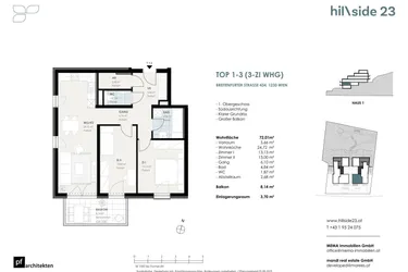 Hochwertige 3-Zimmer-Wohnung mit Balkon zu verkaufen!