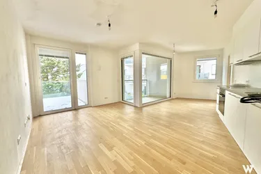 Wunderschöne 2 Zimmer mit 2 Aussenflächen | Ruhig &amp; hell | gut aufgeteilt | U1 Kagraner Platz