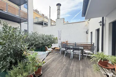 Charmante Maisonette-Wohnung mit Terrasse und Balkon in ruhiger Innenhoflage