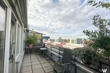 Modernes 2-Zimmer-Wohnhighlight mit Terrasse &amp; Weitblick in 1200 Wien I Nähe Handelskai I Millenium City