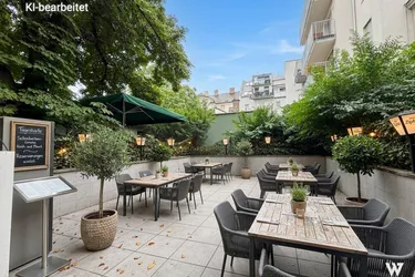 Voll ausgestattetes Gastronomielokal mit Gastgarten &amp; zusätzlicher Wohnung I Top Lage nahe U2 STADLAU