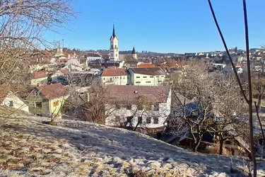 WOHNHAUS MIT GROSSEM GARTEN IN ZENTRALER STADTLAGE - AUSBLICK AUF DIE STADT