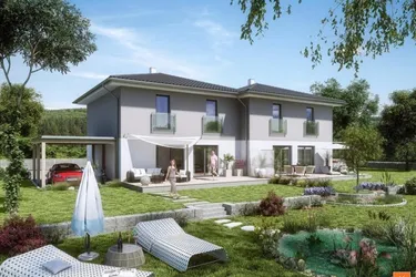 Neubau Doppelhaushälfte mit großem sonnigem Garten!