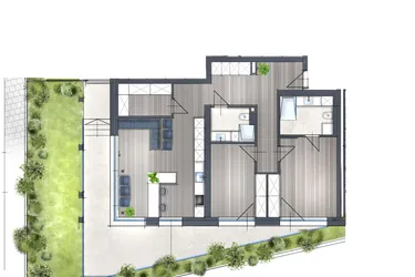 Moderne 3-Zimmer-Gartenwohnung in Kirchdorf bei Kitzbühel