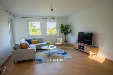 Gepflegte 3-Zimmer-Wohnung mit Loggia &amp; Parkplatz in absoluter Ruhelage!
