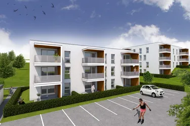 2 Zimmerwohnung in moderner Wohnanlage mit großer Loggia