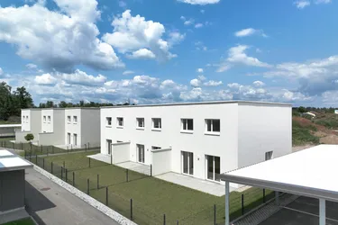 Neubau: Doppel- und Reihenhausanlage mit PV-Anlage in Kronstorf, Thaling