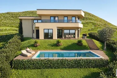 K3 - Neubau - Einfamilienhaus am Attersee mit einzigartigen Seeblick, Pool und highend Ausstattung