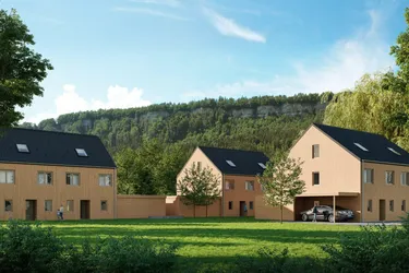 Expose Das eigene Vollholz-Doppelhaus von trimana!