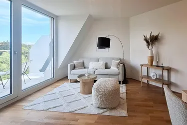 Provisionsfreie Designer-Dachgeschosswohnung (Erstbezug) mit 2 Zimmern inklusive Garagenstellplatz in Toplage des 14. Bezirks – Goldschlagstraße 191 – direkt vom Eigentümer!