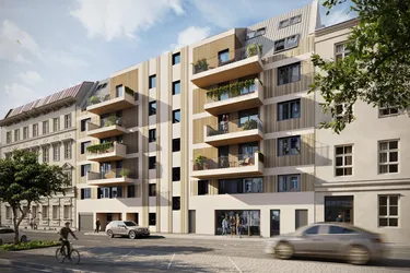 Geplant nach Ihren Wünschen! Moderne Büro-, Studio-, Praxis- oder Ordinationsflächen mit Garten im Projekt „16er MELANGE“ – vis a vis Haus der Barmherzigkeit – zu verkaufen