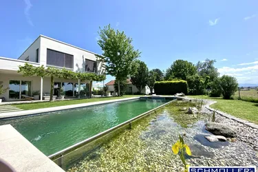 Schöner Wohnen mit Naturpool - Berg und Weitblick