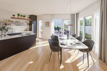 Einzigartige Dachgeschoß-Wohnung mit beeindruckender Terrasse - ERSTBEZUG!