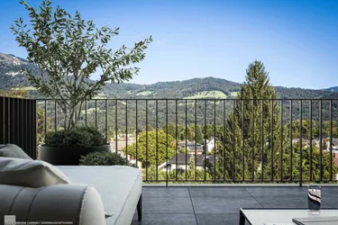 Am höchsten Punkt der Josefiau: Exklusives Penthouse mit Berg- und Festungsblick
