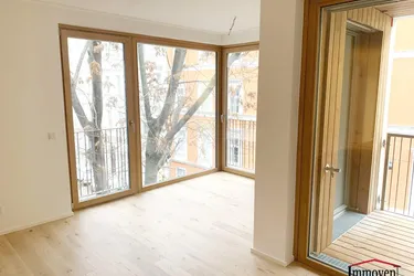 Neubau und Toplage: Straßenseitige, moderne 2-Zimmerwohnung mit Loggia! (Mietbeginn 01.02.2027)