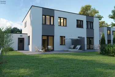 Doppelhaushälfte in Randlage, 113 m² + 113 m² Garten – Marchtrenk (Top 3)