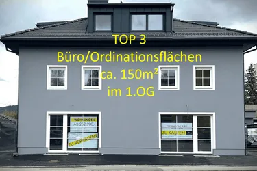 Geschäftsflächen / Büroflächen / Ordinationsflächen 1.OG - ca. 150m² St. Veit TOP LAGE Bahnhofstraße - ZENTRUMNÄHE