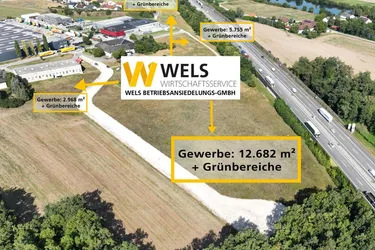Ihr Unternehmensstandort im OÖ. Zentralraum mit besten Voraussetzungen durch baureif gewidmete und bereits aufgeschlossene Bauplätze -provisionsfrei!