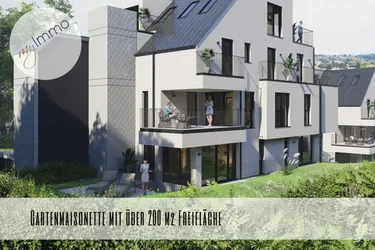 Gartenmaisonette mit über 200 m² Freifläche