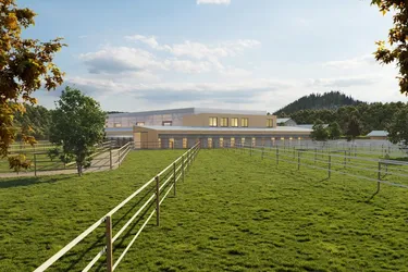 Einzigartiges Landgut mit Plan für moderne Reitsportanlage!