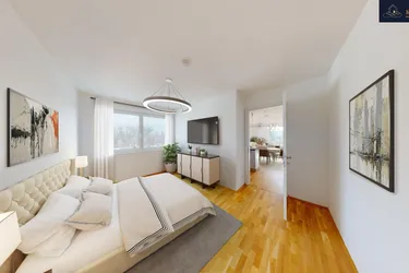 Helle 3-Zi-Wohnung mit Balkon in Klosterneuburg, 63 m², €1.199!