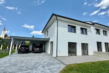 Maria Saal - St. Michael: Erstbezugs-Doppelhaushälfte SÜD-WEST Haus "A" mit TOP-Ausstattung