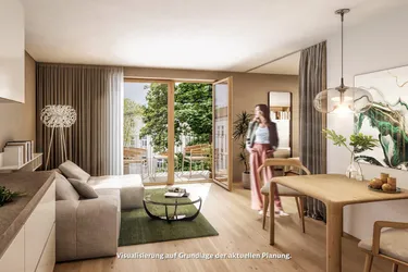 Kompakte City Base mit Balkon | TOP 03, 1,5 Zimmer Büro, Kanzlei oder Wohnung im Jöchlerhaus Landeck
