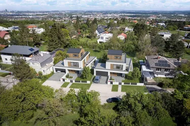 Rarität am BRUNNERBERG - Exklusives Baugrundstück mit Wienblick inkl. Baubewilligung für 2 Villen amt Ausführungsplanung