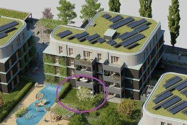 GRÜNE STADTVILLEN - Gartenwohnung mit 2 Zimmern | Holzbauweise - Erdwärme - Nachhaltig | Provisionsfrei!