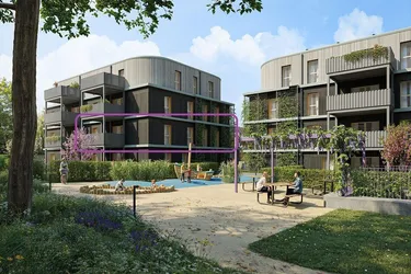 GRÜNE STADTVILLEN - 5 Zimmer mit Balkon | Holz - Sonnig - Grün | Provisionsfrei!