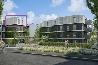 GRÜNE STADTVILLEN - GANZ OBEN! | 3 Zimmer im DG | Holzbauweise - Modern - Nachhaltig | Provisionsfrei!