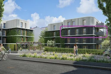 GRÜNE STADTVILLEN - 3 Zimmer mit Balkon | Holzbauweise - Geothermie - Photovoltaik | Provisionsfrei!