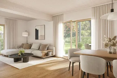 GRÜNE STADTVILLEN - 3 Zimmer mit 140m² Garten | Holzbauweise - Ruhig - Grün | Provisionsfrei!