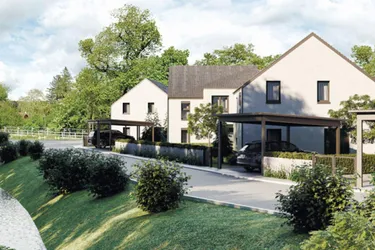 Idyllische Einfamilienhäuser mitten im Grünen