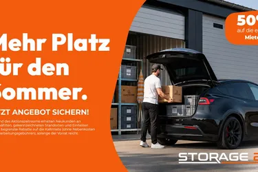 SOMMERAKTION! 28-112m² Garagen &amp; Lagerflächen mit Strom zur Miete