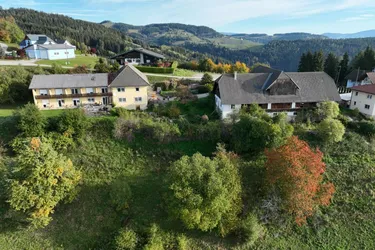 Gästehaus mit Fremdenzimmer und großem Nebengebäude in Aussichtslage von Griffen
